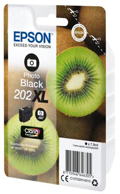 Epson Inktcartridge 202XL Origineel Foto zwart C13T02H14010 Epson Inktcartridge 202XL Origineel Foto zwart C13T02H14010