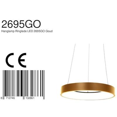 Steinhauer Hanglamp Ringlede Ø 48 cm 2695 goud