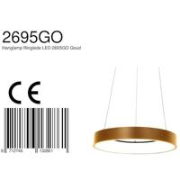 Steinhauer Hanglamp Ringlede Ø 48 cm 2695 goud - thumbnail