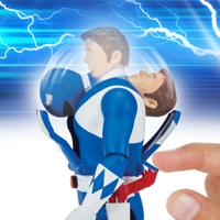 Boti Power rangers auto morphin blue ranger - thumbnail