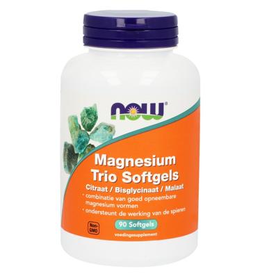 NOW Magnesium Trio Softgels NOW Magnesium Trio Softgels