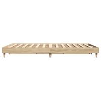 Bedframe zonder matras hout sonoma eikenkleurig 140x200 cm - thumbnail