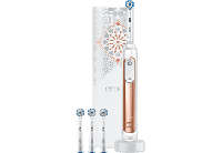 Oral-B Genius X 20000 Luxe Edition Volwassene Roterende tandenborstel Roségoud, Wit - thumbnail