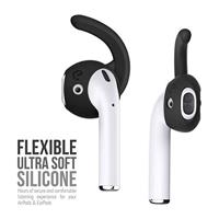 iPhone hoofdtelefoon en oorhaak voor Apple hoofdtelefoon en hoofdtelefoon voor iPod, iPhone 7/6/6S/6 Plus/5S/5C/5, zwart - thumbnail