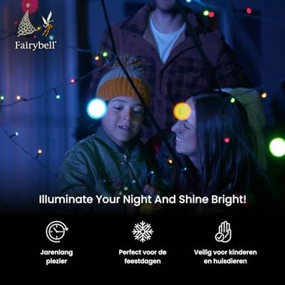 Fairybell 1,5 meter - 240 Led - Warm White - Twinkle - All surface - FANL-AS150-240-03-EU