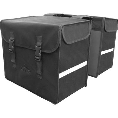 Greenlands dubbel tas kanvas 60l zwart Greenlands dubbel tas kanvas 60l zwart