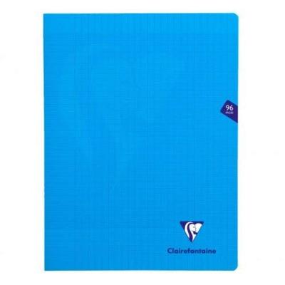Clairefontaine schrift Mimesys voor ft A4+, 96 bladzijden, kaft in PP, seyès, blauw Clairefontaine schrift Mimesys voor ft A4+, 96 bladzijden, kaft in PP, seyès, blauw