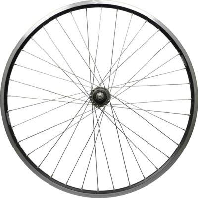 Voorwiel 26 19-559 ZAC19 zwart Rollerbr. aansluit spaak14 RVS