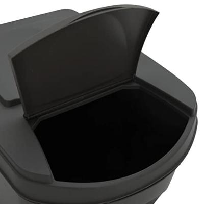 VidaXL Vuilnisbakken 4 st stapelbaar 100 l polypropeen grijs