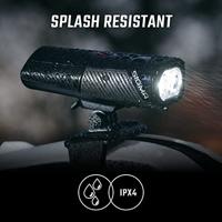 Sigma koplamp buster 1100 led helmhouder -li-ion accu usb - thumbnail