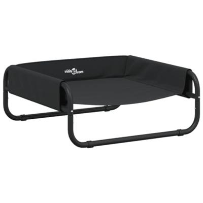 VidaXL Hondenmand verhoogd oxford stof en staal antracietkleurig VidaXL Hondenmand verhoogd oxford stof en staal antracietkleurig