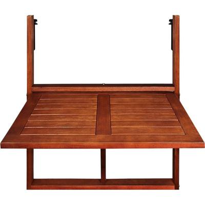 Casaria - Balkon hangtafel - Acaciahout 65x45x87cm FSC-gecertificeerd inklapbaar
