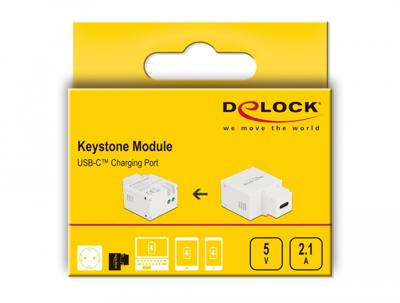 Delock 87792 USB-inbouwmodule Keystone 1 stuk(s)