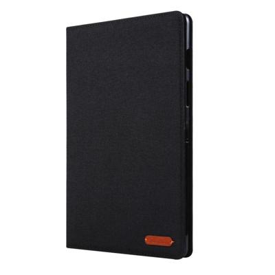 Voor Galaxy tab S5e T720/T725 doek Teature horizontale Flip PU lederen draagtas met houder & kaartsleuven (zwart)