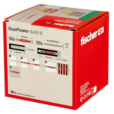 Fischer DUOPOWER 6X50 S 50 St - 538255 - thumbnail