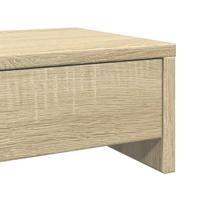 VidaXL Monitorstandaard met lades sonoma eiken 100x27x15 cm bewerkt hout - thumbnail