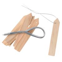 Nature plantenetiketten hout 10 cm - thumbnail