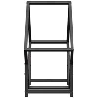 Brandhoutrek 50x25x50 cm koudgewalst staal zwart - thumbnail