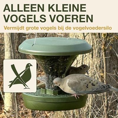 Swissinno Großvogel-Abwehr Ring für Vogelfutter Silos Davos und Lucerne Bescherming voor voedersilo tegen grote vogels Zilver 1 stuk(s) 1 860 001K Swissinno Großvogel-Abwehr Ring für Vogelfutter Silos Davos und Lucerne Bescherming voor voedersilo tegen grote vogels Zilver 1 stuk(s) 1 860 001K