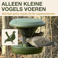 Swissinno Großvogel-Abwehr Ring für Vogelfutter Silos Davos und Lucerne Bescherming voor voedersilo tegen grote vogels Zilver 1 stuk(s) 1 860 001K - thumbnail