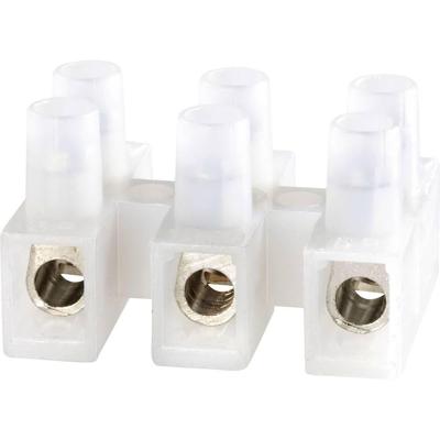 Adels-Contact 125303 Kroonsteen Flexibel: -6 mm² Massief: -6 mm² Aantal polen: 3 1 stuk(s) Natuur