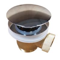 Wiesbaden Caral clickwaste afvoerplug vrijstaand bad 1 1/2" chroom - thumbnail