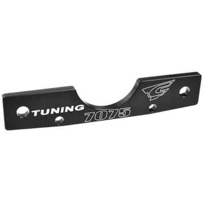 Team Corally - Suspension Arm Mount - RF - Swiss Made 7075 T6 - 3mm - Hard Anodised - Black (C-00180-681)