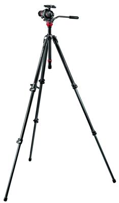 Manfrotto 755CX3-M8Q5 tripod 3 poot/poten Zwart