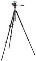 Manfrotto 755CX3-M8Q5 tripod 3 poot/poten Zwart - thumbnail