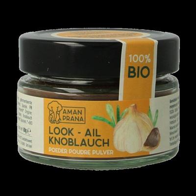 Aman Prana Zwarte Knoflook Poeder Bio Aman Prana Zwarte Knoflook Poeder Bio