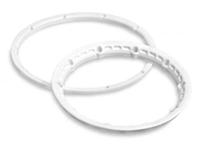Heavy duty wheel bead lock rings (white/2pcs) - thumbnail