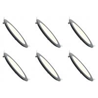 Mat Zwarte LED Downlight Set - 6 Pack Ø83mm. 3W. 4200K Natuurlijk Wit - thumbnail