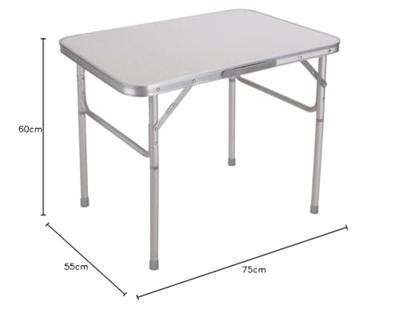 Marbueno Vouwtafel Aluminium D25 Diversen Kamperen en Strand 75X55X25/60 cm 10013