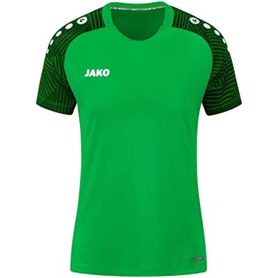 JAKO 6122D T-Shirt Performance Dames - Zachtgroen/Zwart - 36