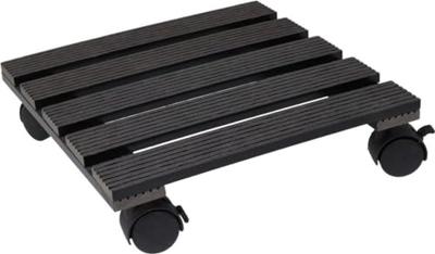 ProGarden plantentrolley vierkant 29x29 cm grijs