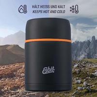Voedselthermos ESBIT Food Jug 1L, Zwart - thumbnail
