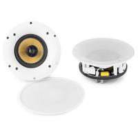 Power Dynamics WCS80 actieve plafondspeakerset met wifi & BT 140W 8 inch - thumbnail