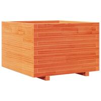 VidaXL Plantenbak 70x70x49,5 cm massief grenenhout wasbruin - thumbnail
