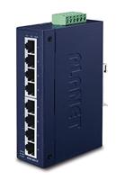 PLANET ISW-801T network switch Unmanaged L2 Fast Ethernet (10/100) Blue - thumbnail