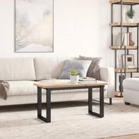 Tafelblad rechthoekig 90x40x2,5 cm massief grenenhout - thumbnail