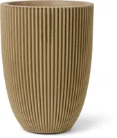 Capi nature groove nl elegant laag vaas 34x46 cm - thumbnail