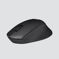 Logitech - M330 Mouse USB Optical Black Wireless - thumbnail