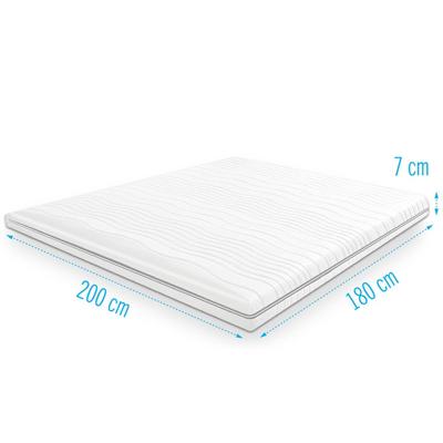 Traagschuim NASA topdekmatras/topper 180x200 dikte 7 cm