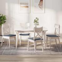 Zitkussens 4 pcs Donkergrijs 40 x 40 x 3 cm Fluweel - thumbnail