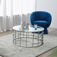 Artistiq Living Salontafel 'Marico' 90cm, kleur Zilver - thumbnail