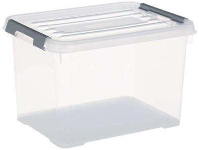 Curver handy+ opbergbox 20 liter transparant - thumbnail