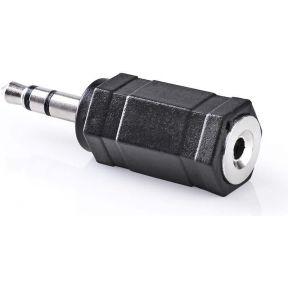 Stereo Audioadapter | 3,5 mm male - 2,5 mm female | 10 stuks | Zwart