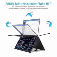 Lipa HDR-72 Dual Portable monitor 15.6 inch Full HD Foldable Opvouwbaar - thumbnail