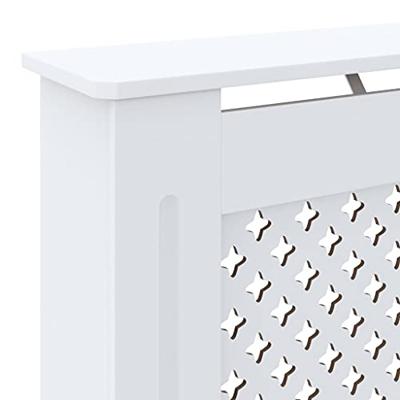 Radiatorombouw 78 cm MDF wit - thumbnail