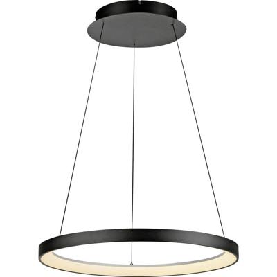 Paul Neuhaus HOOP 2851-18 LED-hanglamp LED LED vast ingebouwd 37 W Zwart Paul Neuhaus HOOP 2851-18 LED-hanglamp LED LED vast ingebouwd 37 W Zwart